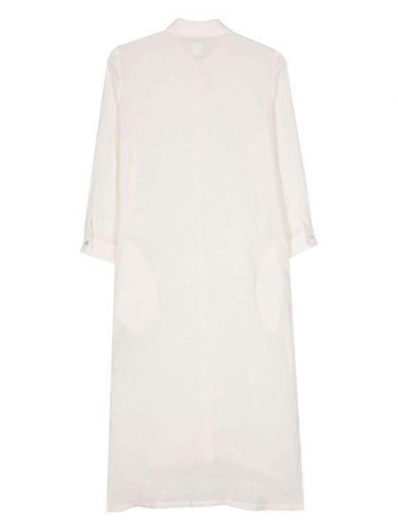 Lniana sukienka midi 120% Lino biała