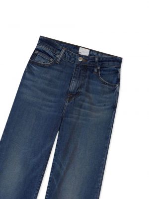 Straight leg jeans a vita alta Simkhai blu