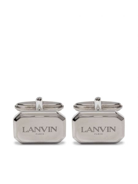 Boutons de manchette à boutons Lanvin Pre-owned argenté