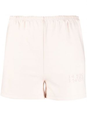 Shorts mit stickerei Mm6 Maison Margiela pink