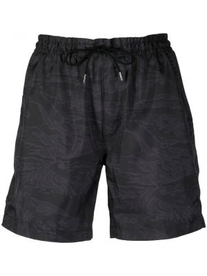 Kamuflere trykt shorts Maharishi svart