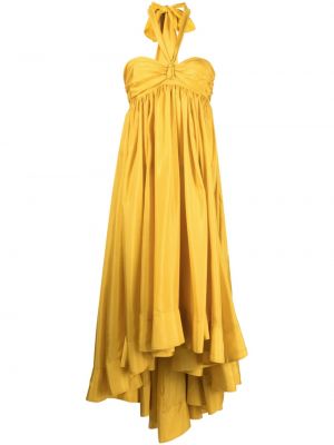 Асиметрична рокля жълто Zimmermann