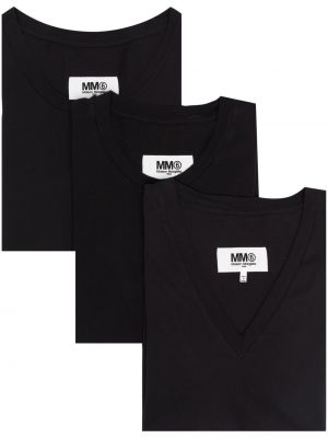 T-shirt Mm6 Maison Margiela nero