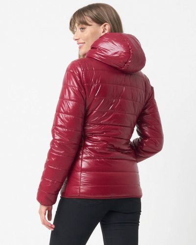 Утепленная демисезонная куртка Bench красная