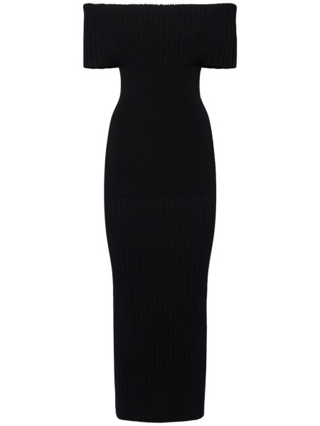 Viskose dress Sportmax svart