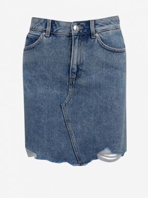 Spódnica jeansowa Tom Tailor Denim niebieska