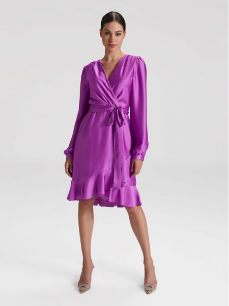 Robe de cocktail Swing violet