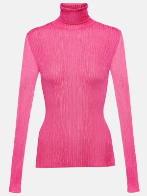 Džemperis ar augstu apkakli Tom Ford rozā