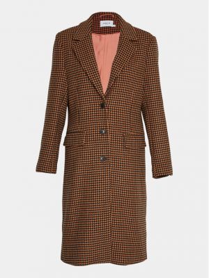 Cappotto di lana Moss Copenhagen marrone