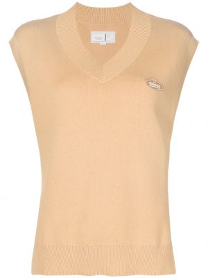 V-hals vest Chocoolate brun