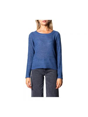 Sweter z długim rękawem Only niebieski