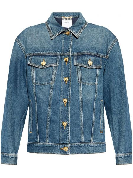 Denimjakke Moschino blå