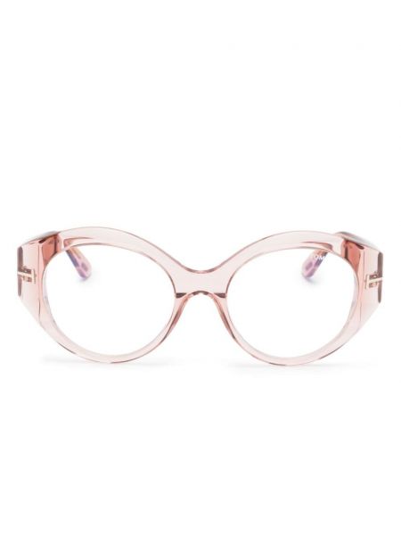 Oversized okuliare Tom Ford Eyewear ružová