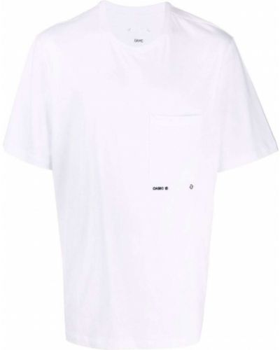 Camiseta de cuello redondo Oamc blanco