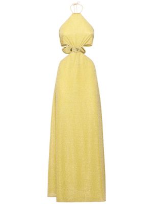 Vestido largo Oséree Swimwear amarillo
