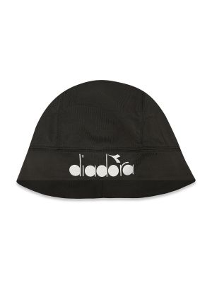 Czarna czapka z daszkiem odblaskowa Diadora