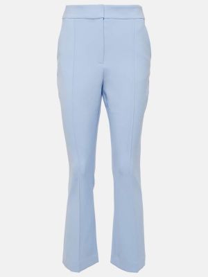 Pantaloni cu talie înaltă Veronica Beard albastru