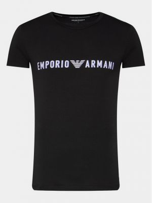Priliehavé tričko Emporio Armani Underwear čierna