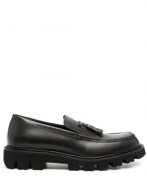 Pantofi loafer din piele Fratelli Rossetti negru