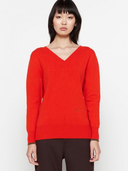 Sweter Victoria Beckham czerwony