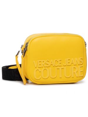 Τσάντα χιαστί Versace Jeans Couture κίτρινο