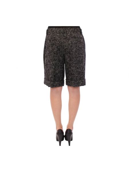 Pantalones cortos de lana Dolce & Gabbana gris