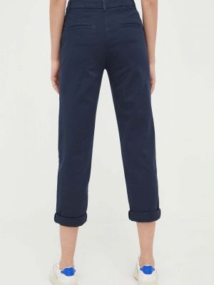 Pantaloni chino cu talie înaltă United Colors Of Benetton albastru