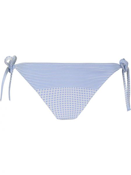 Bikini con estampado con estampado geométrico Lemlem azul
