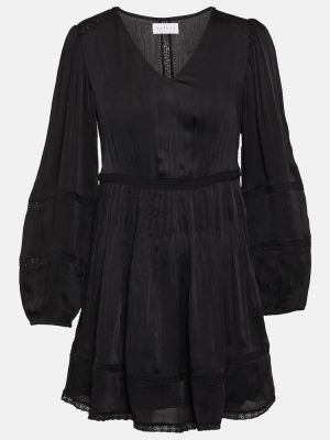 Mini robe en velours Velvet noir