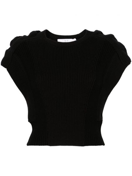 Crop top Iro čierna