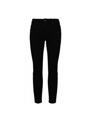 Czarne jeansy skinny Dsquared2
