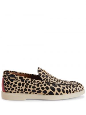 Pantofi loafer cu imagine cu model leopard Giuseppe Zanotti