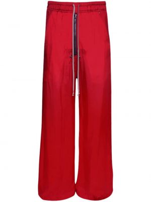 Pantaloni cu croială lejeră Rick Owens roșu