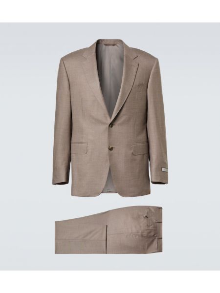 Kaschmir kostym Canali beige