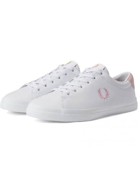 Кроссовки Fred Perry Lottie Leather, White/Chalky Pink