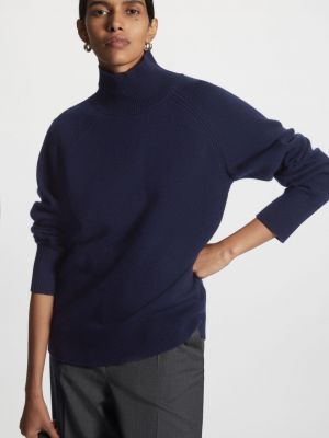 Кашемировый свитер Cos синий