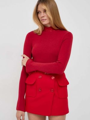Sweter Patrizia Pepe czerwony