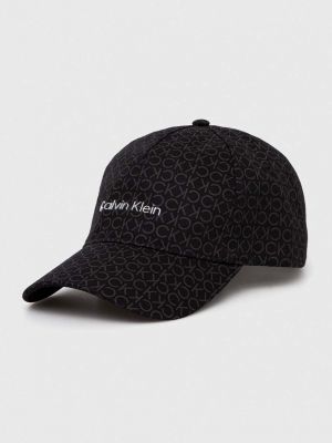 Pamučna kapa s printom Calvin Klein