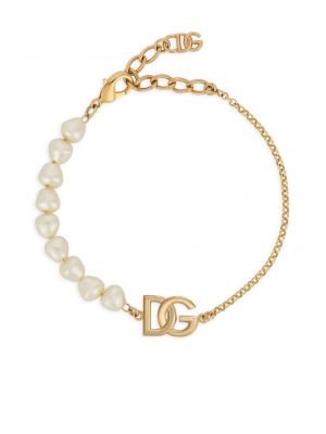 Armband mit perlen Dolce & Gabbana gold