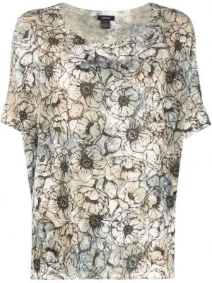 Trykt floral kort bluse Avant Toi