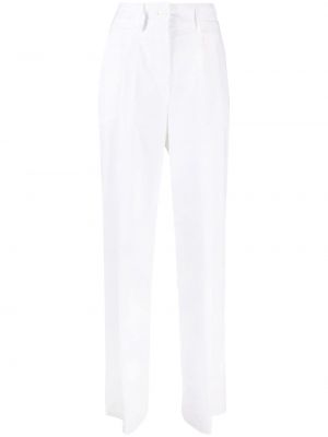 Pantalones de cintura alta bootcut Lanvin blanco