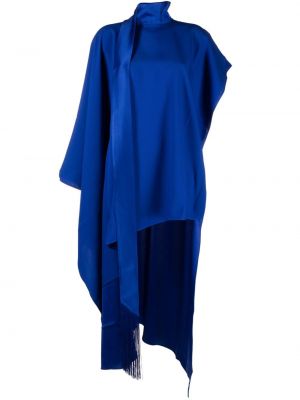 Asimetriškas suknele kokteiline Taller Marmo mėlyna