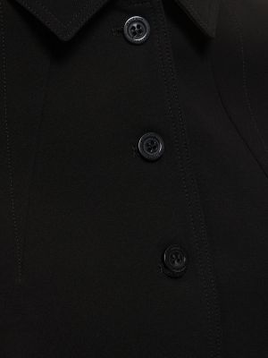 Μπλούζα από βισκόζη Wolford μαύρο