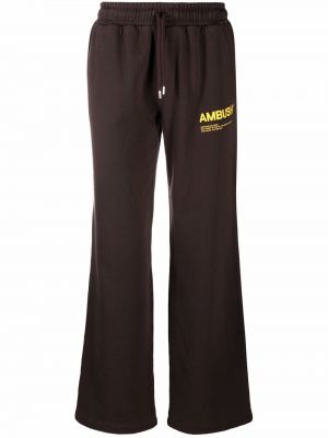 Pantalones de chándal con estampado Ambush marrón