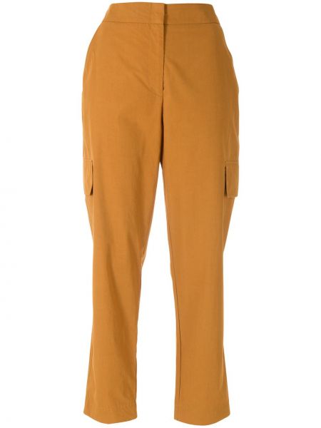 Pantalones slim fit Alcaçuz naranja