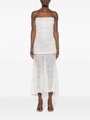 Sukienka midi The Mannei biała