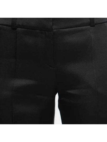 Pantalones de raso Armani Pre-owned negro