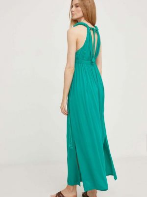 Dlouhé šaty Answear Lab zelené