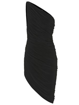 Трикотажное платье Norma Kamali, черное