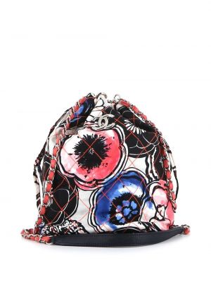 Prošívaný květinový klobouk Chanel Pre-owned